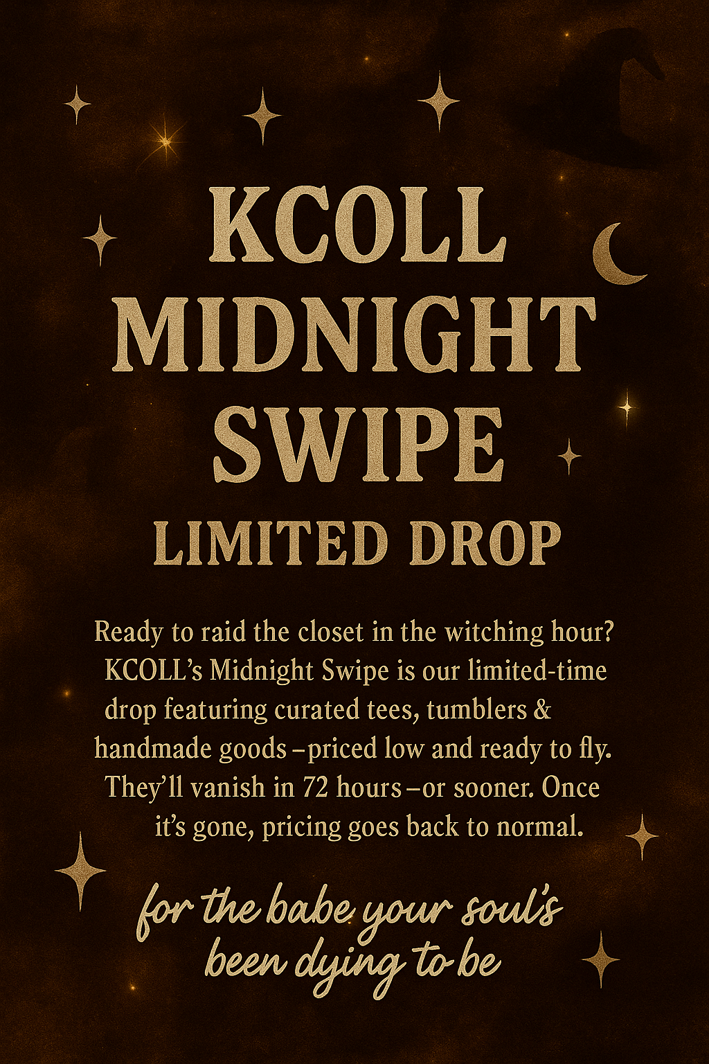 MIDNIGHT SWIPE WEEKLY SALE 🧙🏻‍♀️