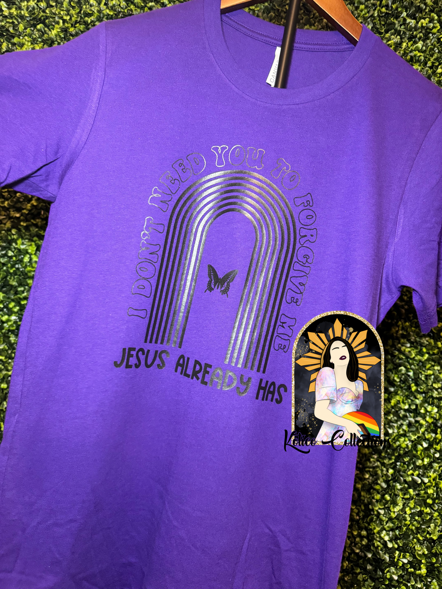 💜 “Jesus Already Has” Purple Tee
